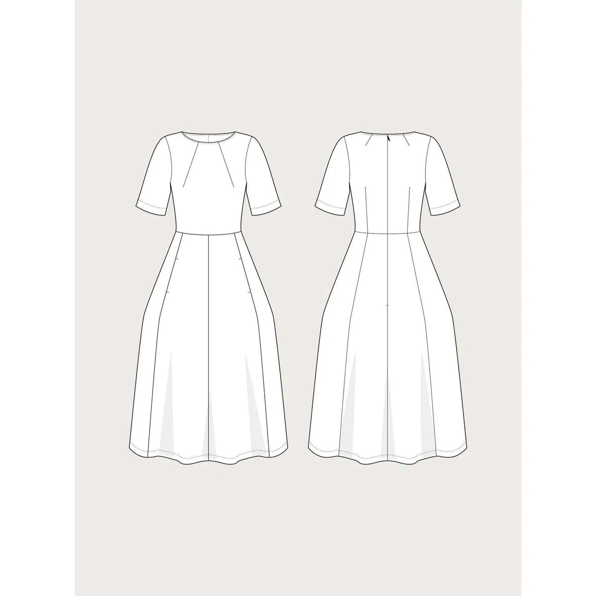 Assembly Line-Tulip Dress Pattern-sewing pattern-gather here online