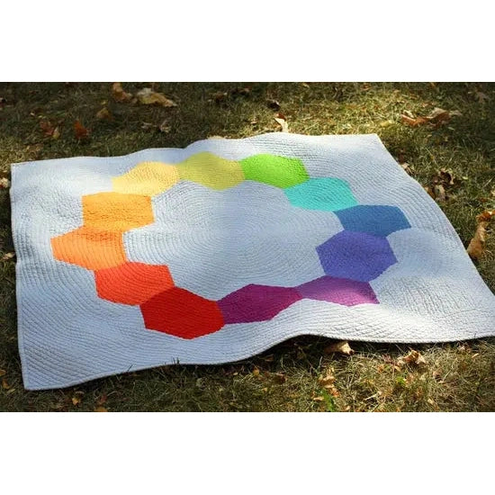 In Color Order - Jeni Baker-Color Hex Quilt Pattern-quilting pattern-gather here online