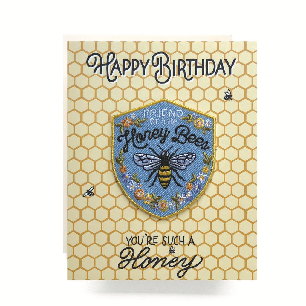 Antiquaria - Honeybee Patch and Greeting Card - - gatherhereonline.sbs