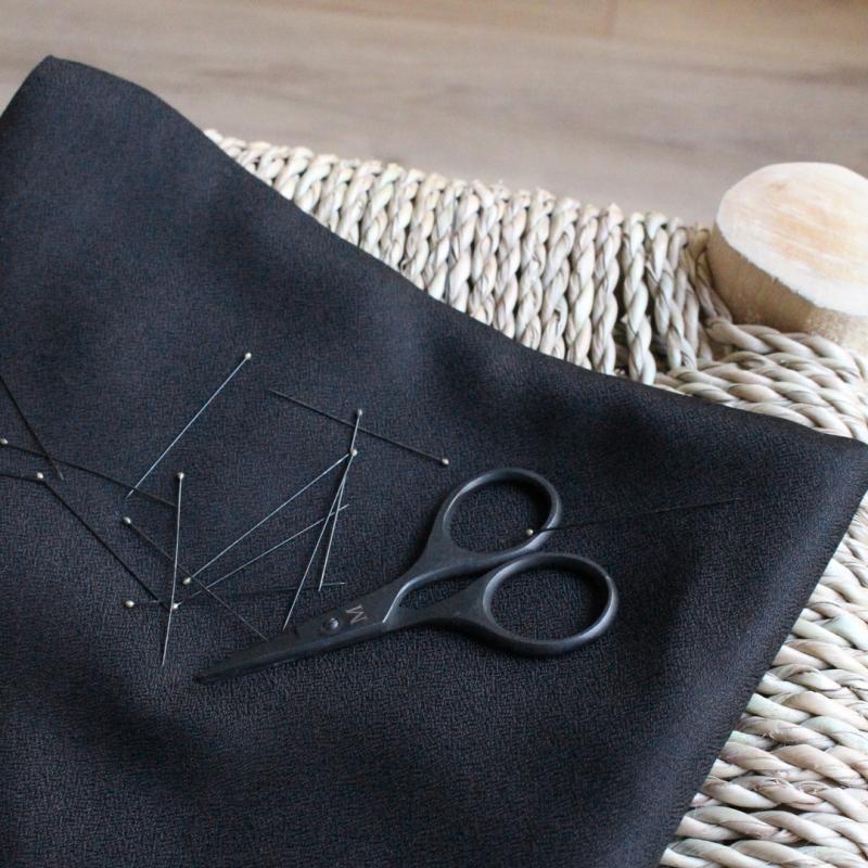 Atelier Brunette - Crepe Viscose - 07 Black - gatherhereonline.sbs
