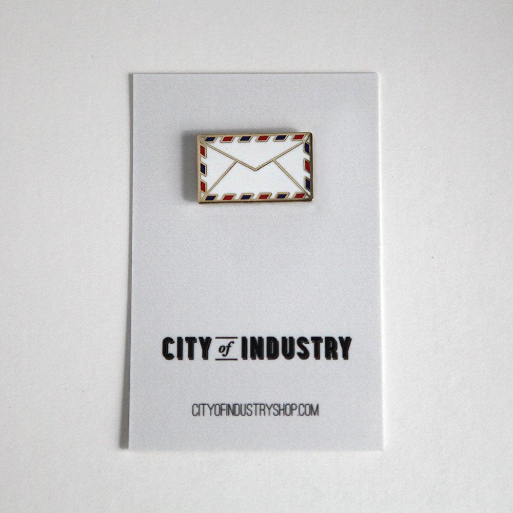 City of Industry-Airmail Enamel Pin-accessory-gather here online
