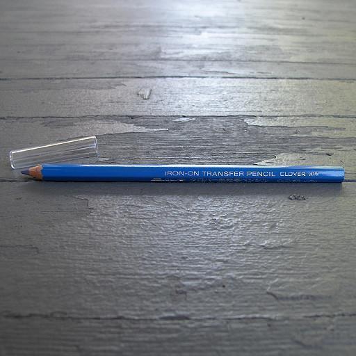 Clover - Iron On Transfer Pencil - Blue - Default - gatherhereonline.sbs