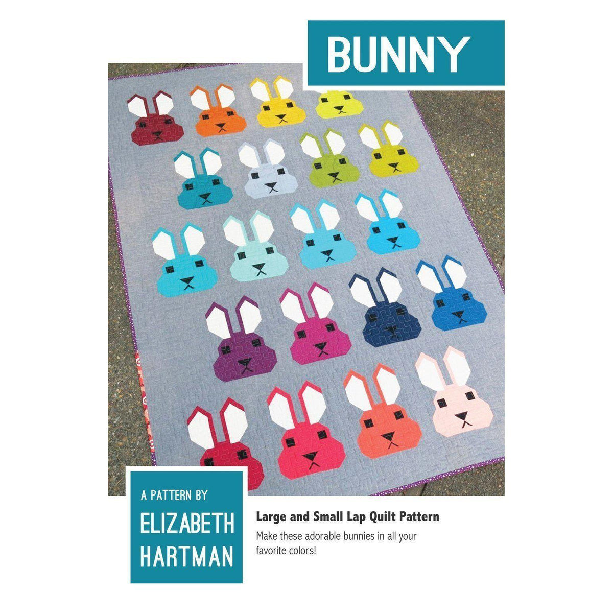Elizabeth Hartman - Bunny Quilt Pattern - Default - gatherhereonline.sbs