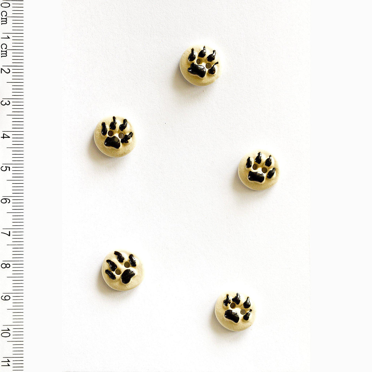 Incomparable Buttons-Paw Prints-button-gather here online