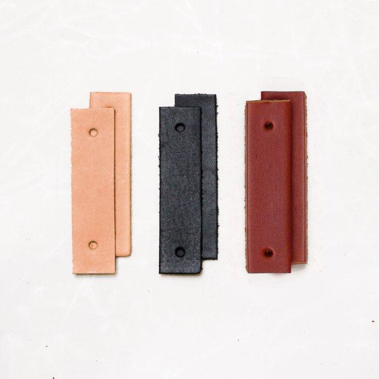 Klum House Workshop-Maywood Finishing Kit - Brown Leather & Antique Brass Hardware-sewing notion-gather here online