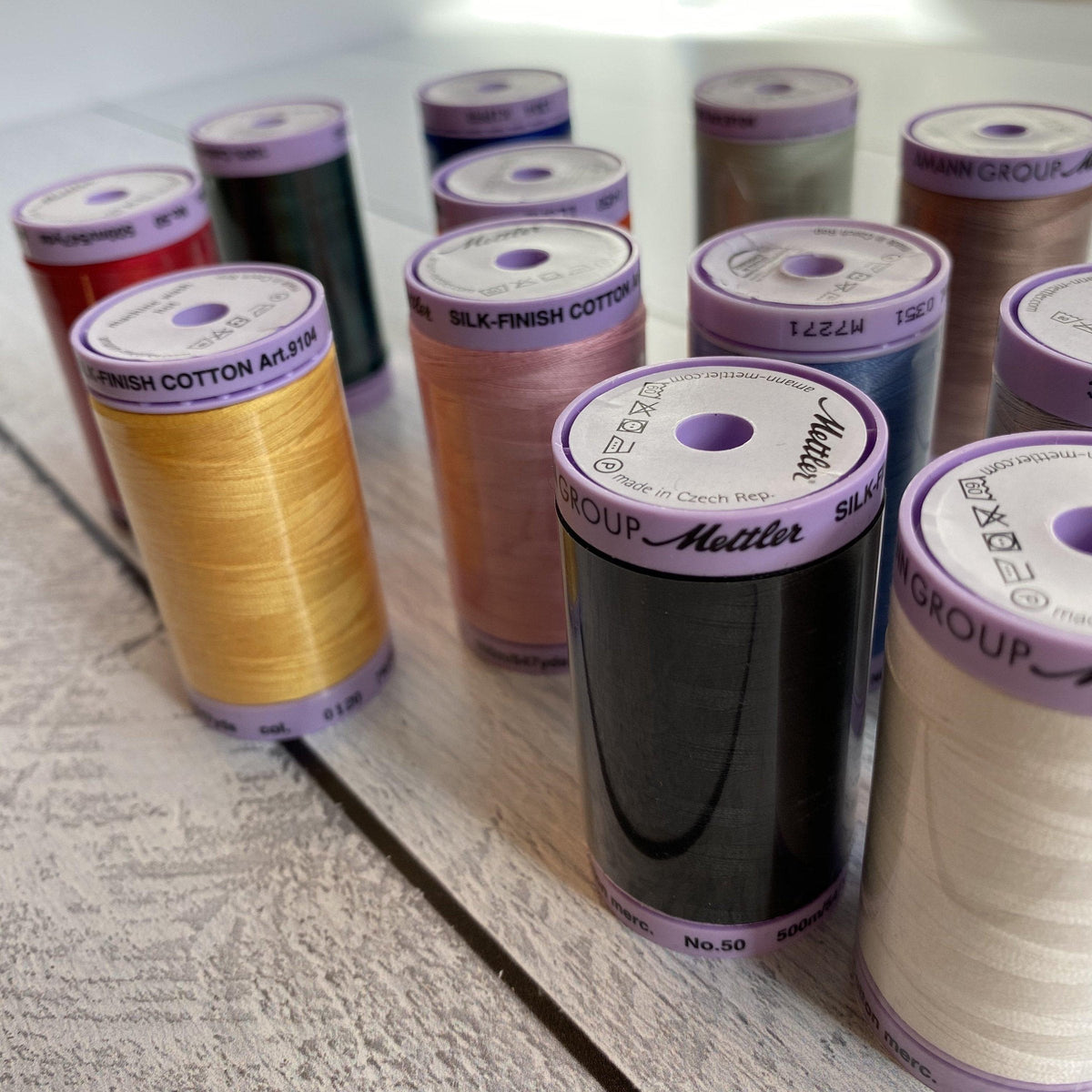 Mettler - 500m Mettler Cotton Thread to match - - gatherhereonline.sbs