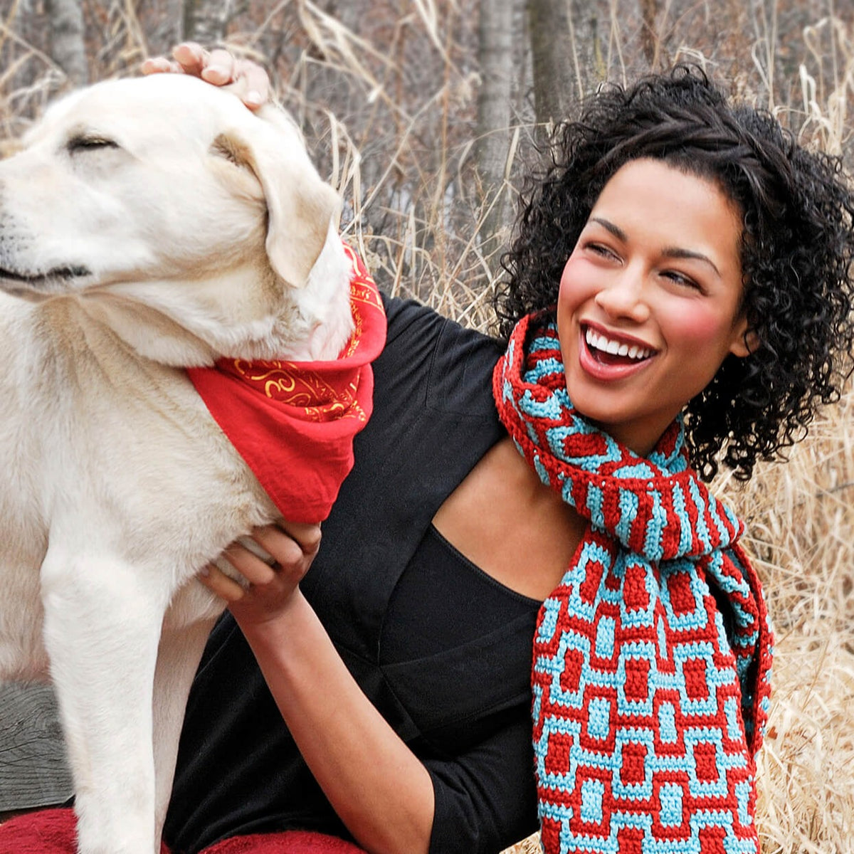 gather here classes-Crochet - Mosaic Scarf - 2 sessions-class-gather here online