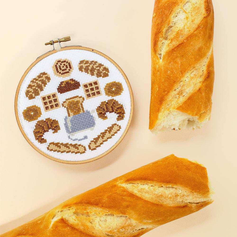 The Stranded Stitch-Bread Head DIY Cross Stitch kit-xstitch kit-gather here online