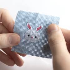gather here classes-Intro to Cross Stitch - Matchbox Bunny Kit-class-gather here online