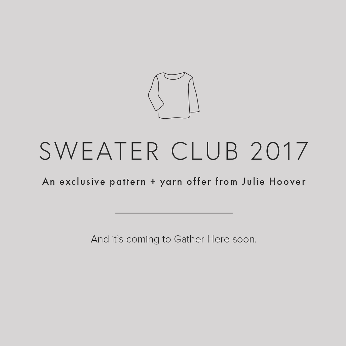 Sweater Club 2017