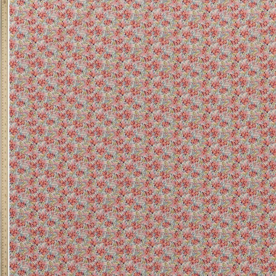 Liberty of London-Tana Lawn - Swirling Petals Pink-fabric-gather here online