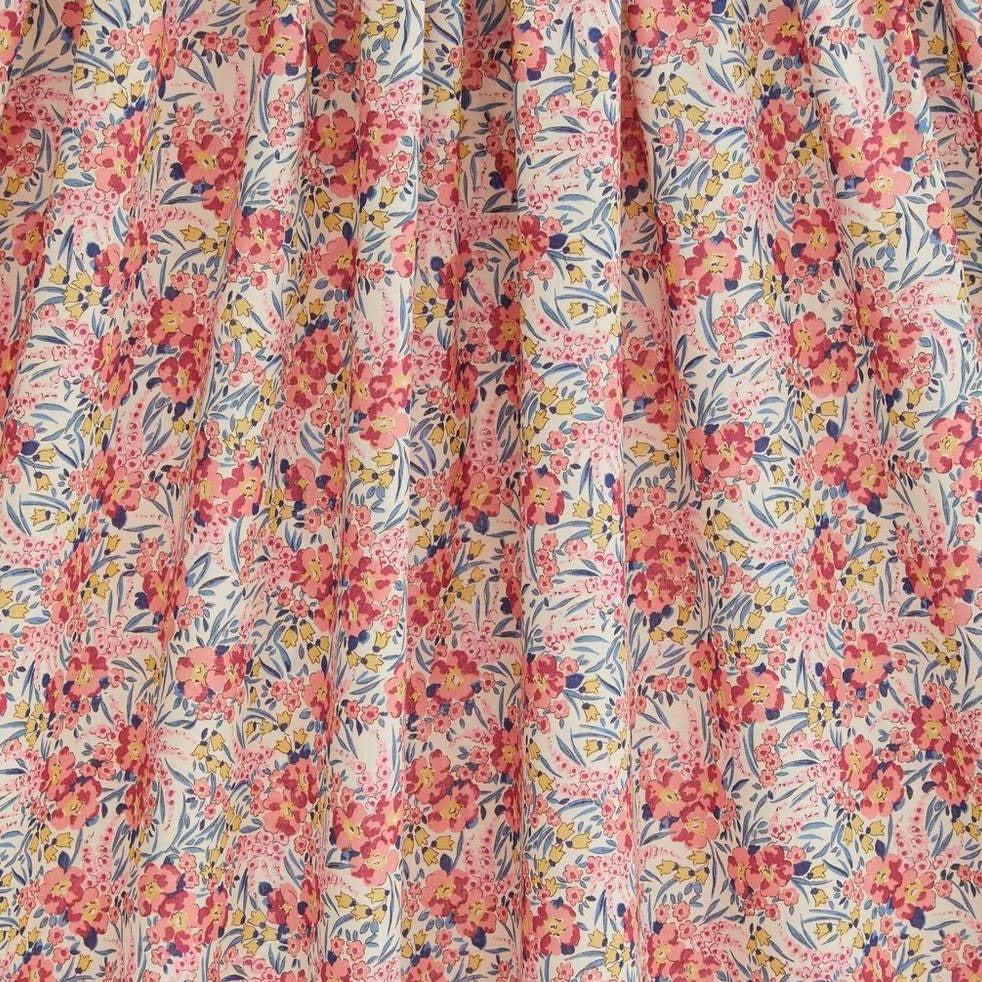 Liberty of London-Tana Lawn - Swirling Petals Pink-fabric-gather here online