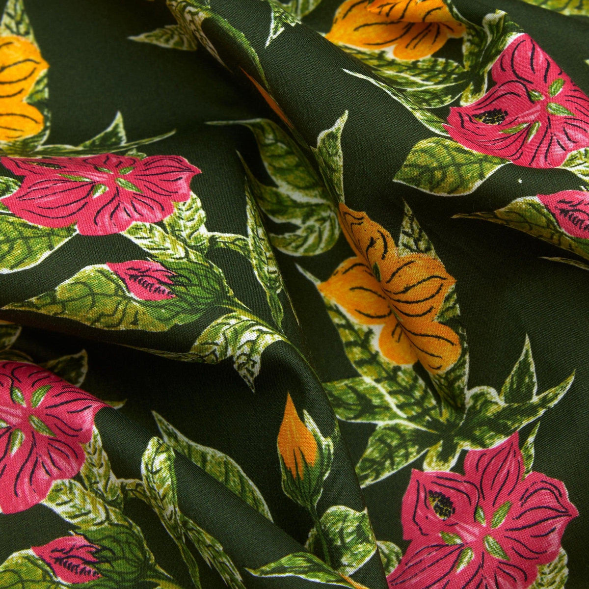 Liberty of London-Tana Lawn - Malvaceae Hibiscus-fabric-gather here online