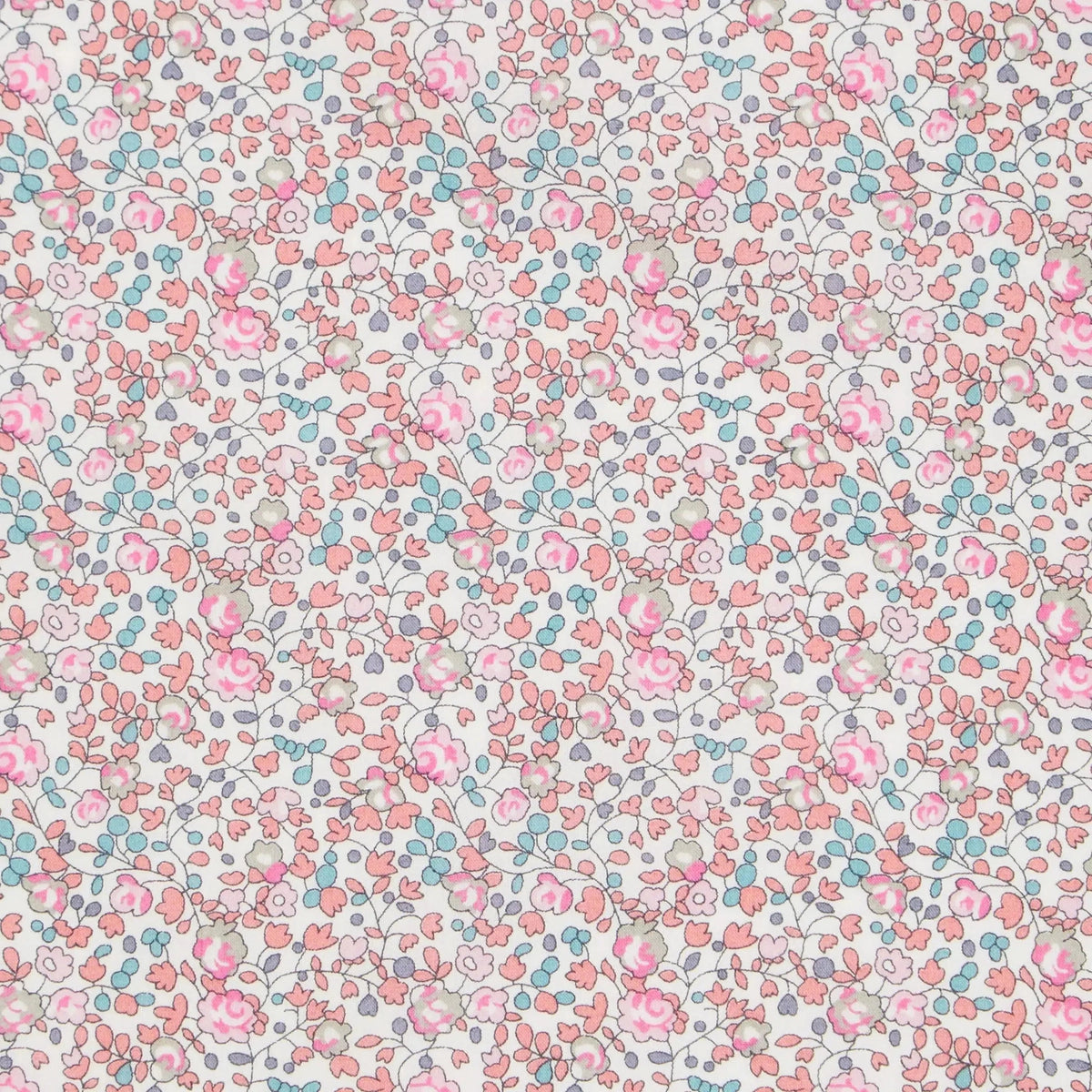 Liberty of London-Tana Lawn - Eloise Pink-fabric-gather here online