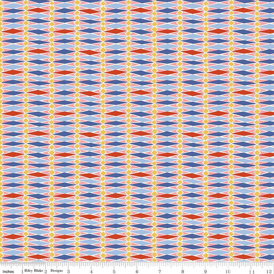 Liberty Fabrics-Fairground Stripe A-fabric-gather here online