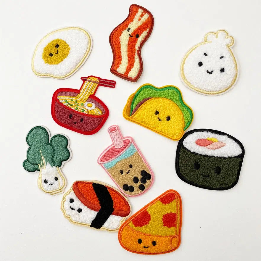 Little Red House-Bacon Chenille Sticky Patch-accessory-gather here online