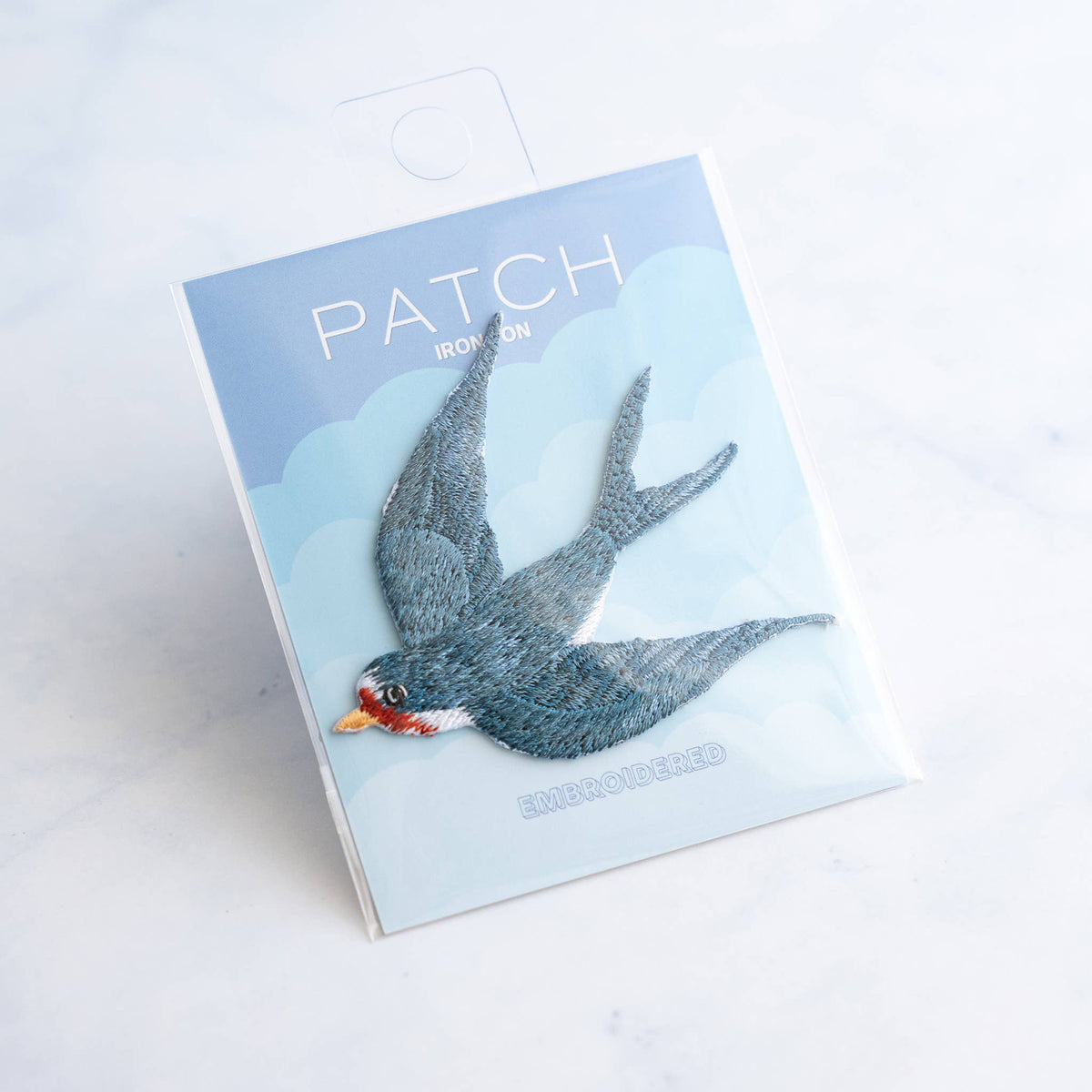 U PLUS INC-Swallow Bird Iron-On Patch-patches + pins-gather here online