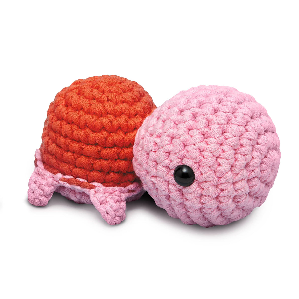 The Woobles-Emilio the Pink Turtle Crochet Kit-knitting / crochet kit-gather here online