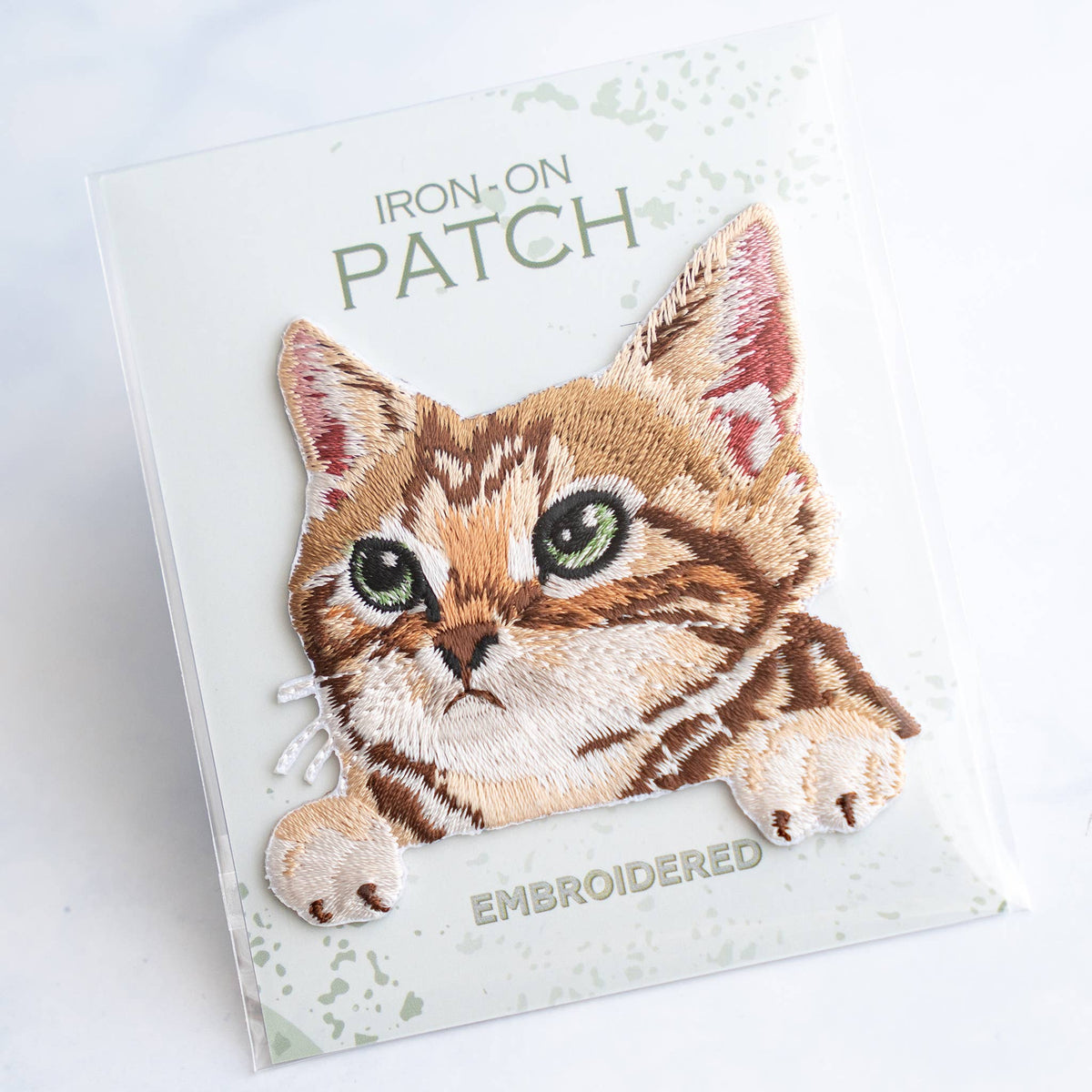 U PLUS INC-Ginger Cat Iron-On Patch-patches + pins-gather here online