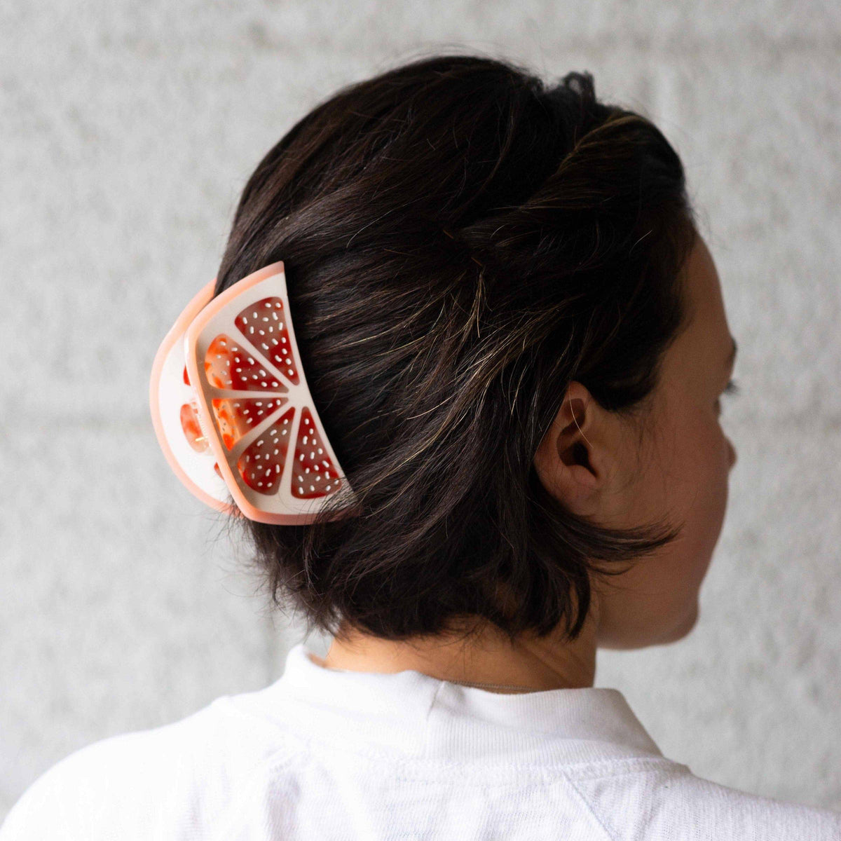 Jenny Lemons-Grapefruit Slice Hair Claw-accessory-gather here online