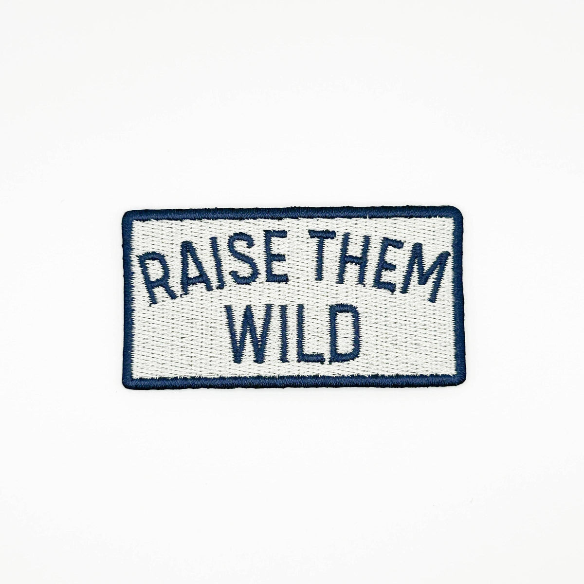 Field Trip Threads-Raise Them Wild Embroidered Iron-On Patch-patches + pins-gather here online