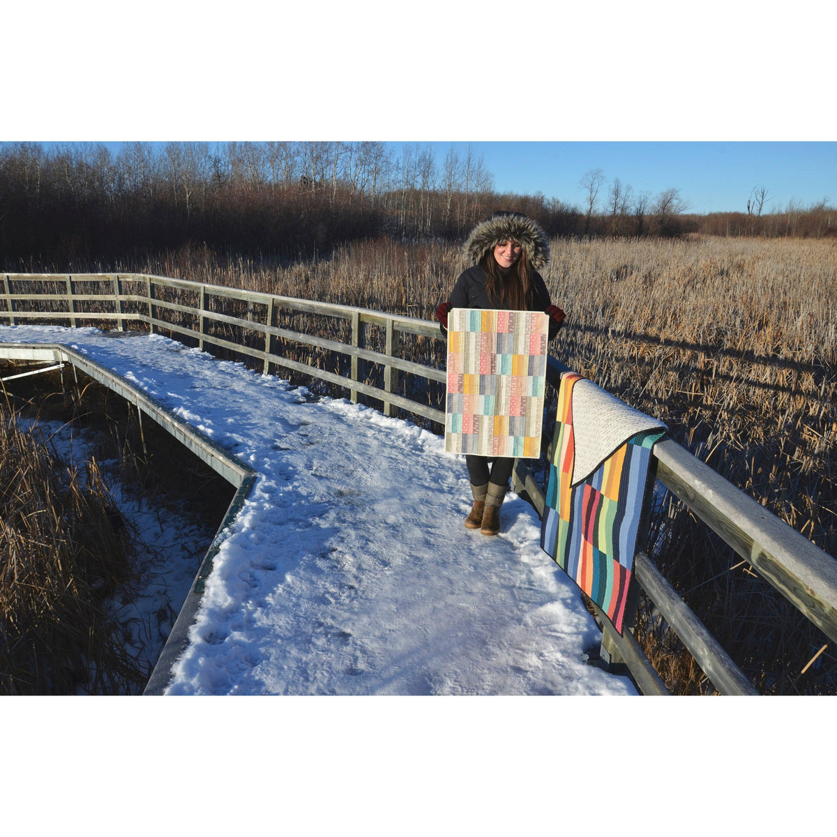 The Blanket Statement-Paint Lake Quilt Pattern-quilting pattern-gather here online