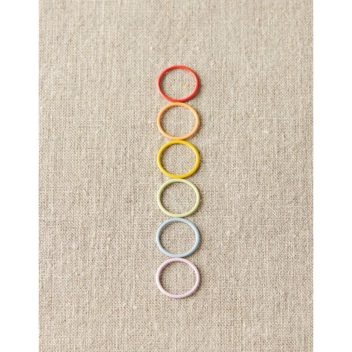 Cocoknits-Colorful Ring Stitch Markers - Jumbo [bundle of 10]-knitting notion-gather here online