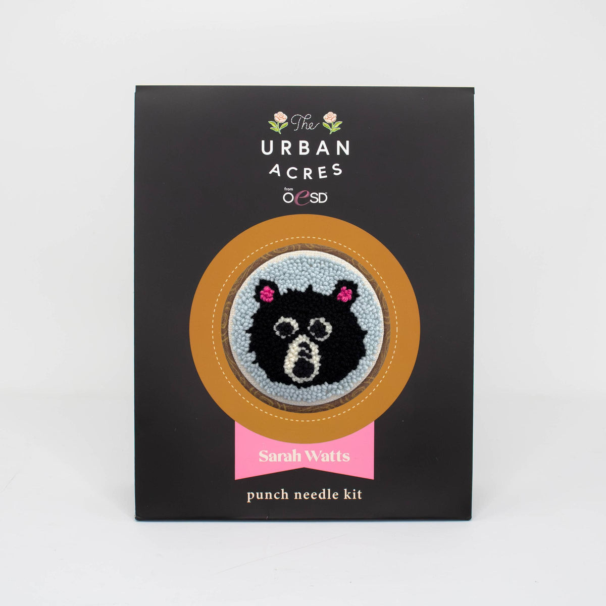 The Urban Acres-Bear by Sarah Watts - Punch Needle Kit-craft kit-gather here online