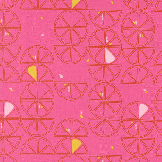 Moda-Lemon Slice Hibiscus-fabric-gather here online