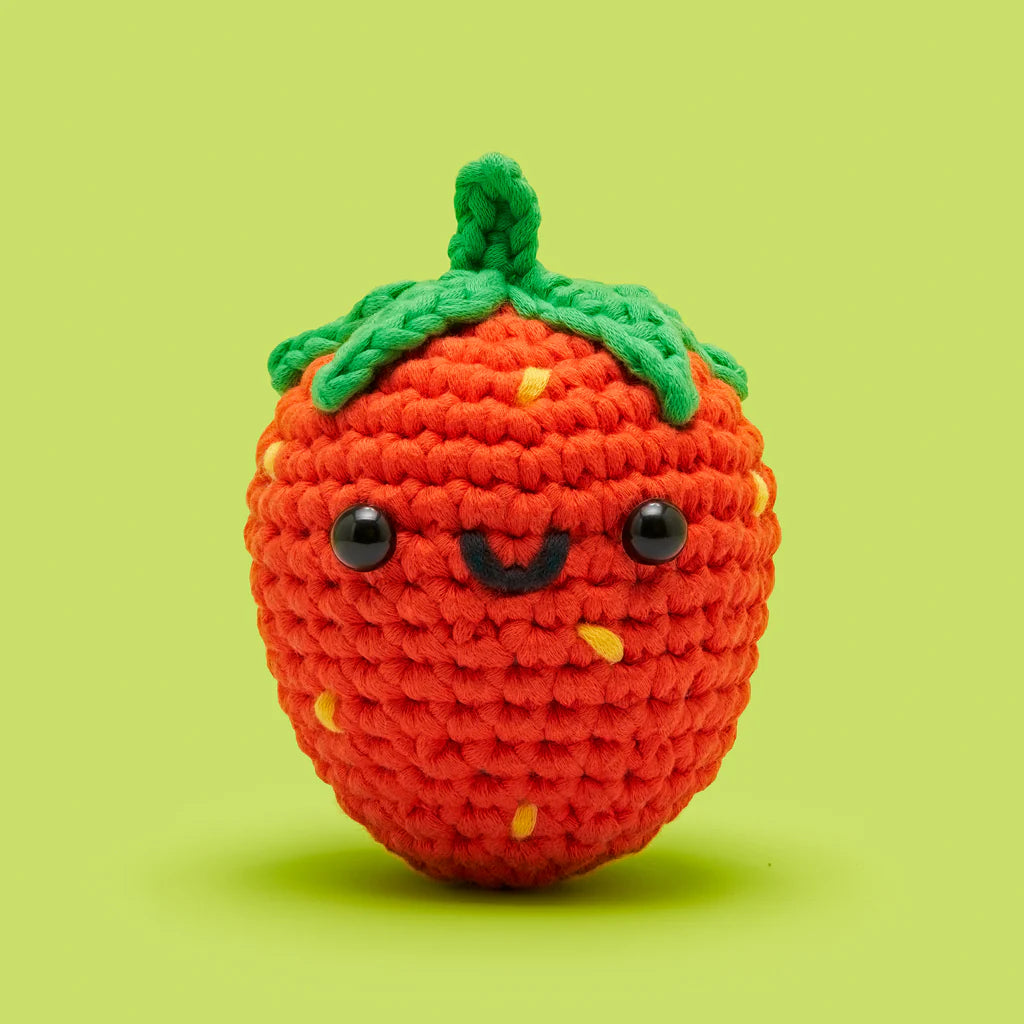 The Woobles-Alice the Strawberry Crochet Kit-knitting / crochet kit-gather here online