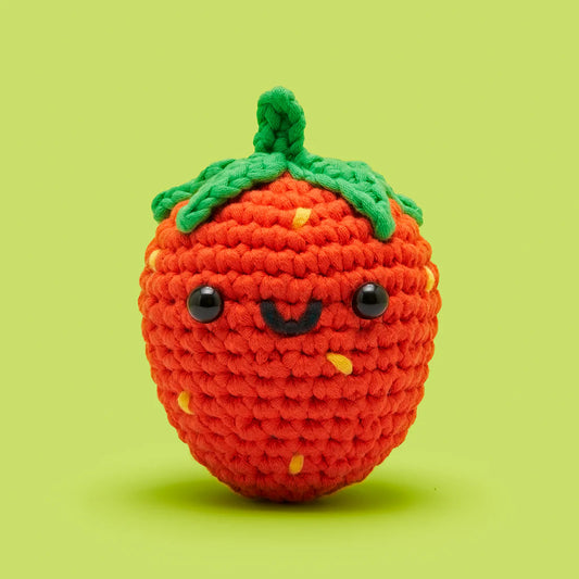The Woobles-Alice the Strawberry Crochet Kit-knitting / crochet kit-gather here online