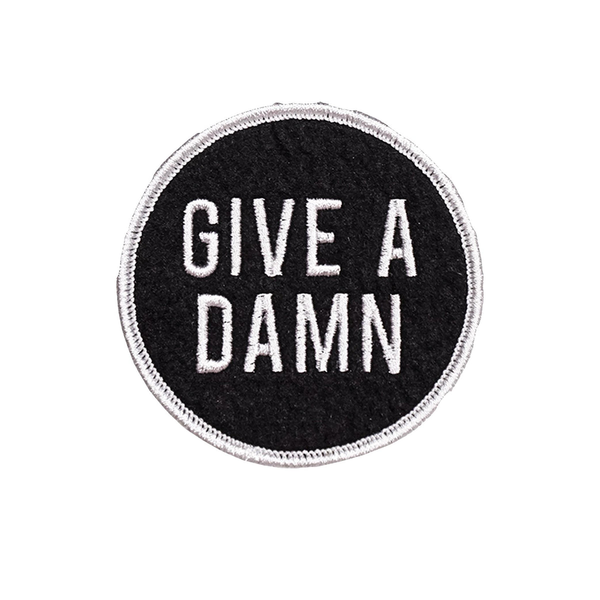 Oxford Pennant-Give A Damn Iron-On Patch-patches + pins-gather here online