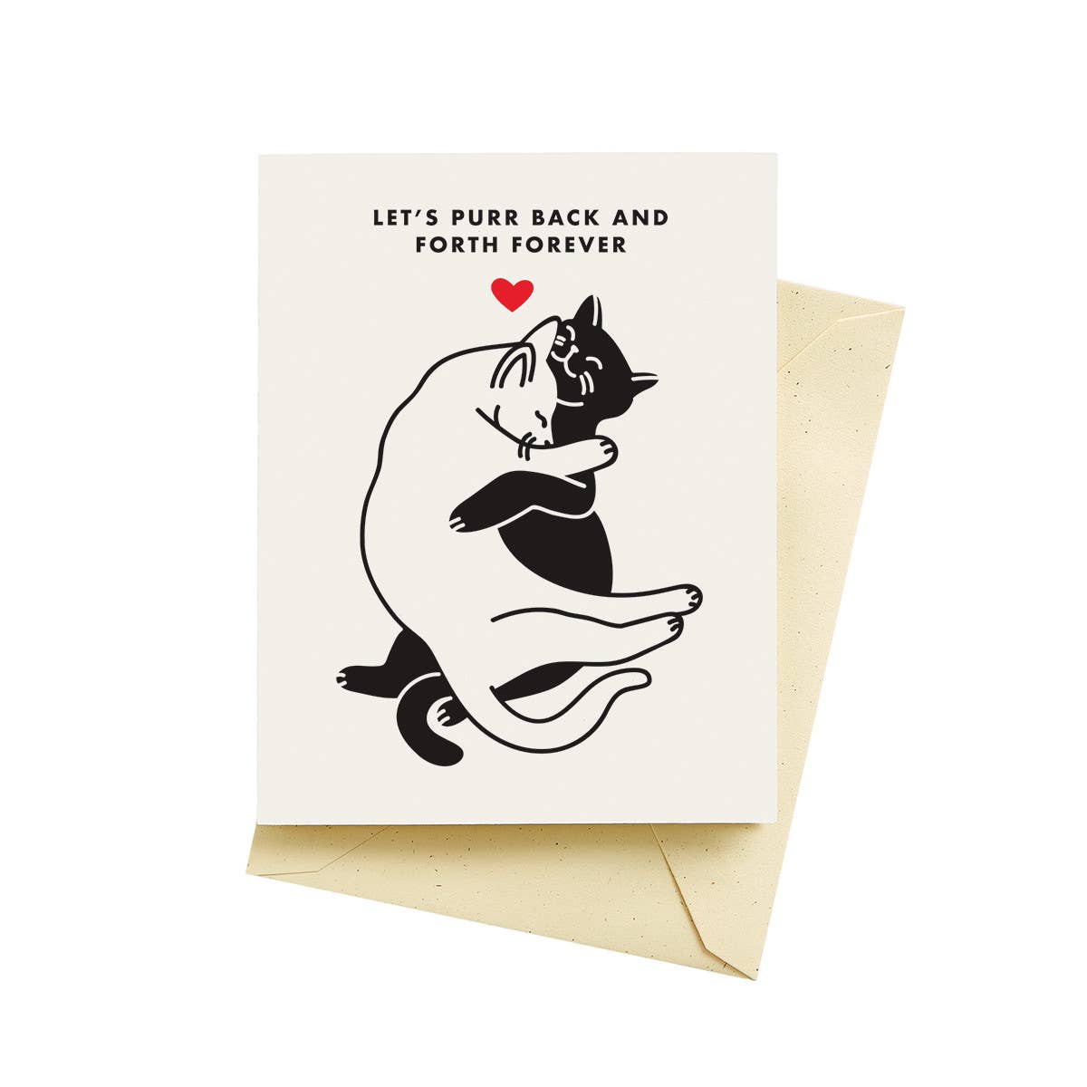 Seltzer Goods-Purr Love Card-greeting card-gather here online