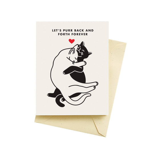 Seltzer Goods-Purr Love Card-greeting card-gather here online