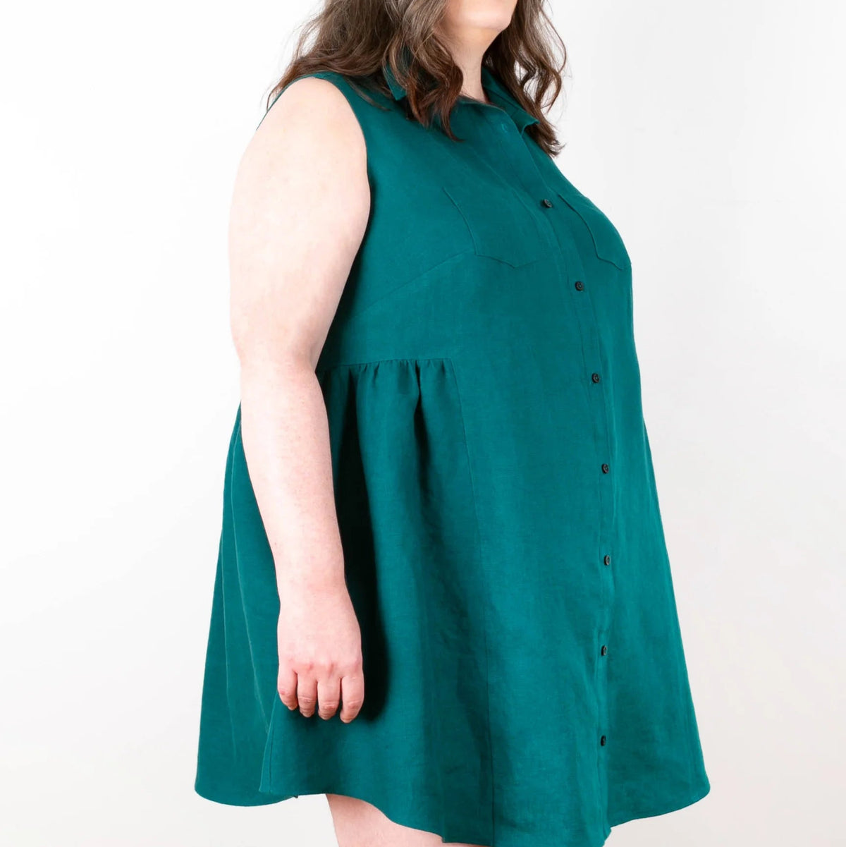 Grainline Studio-Alder Dress Pattern-sewing pattern-gather here online