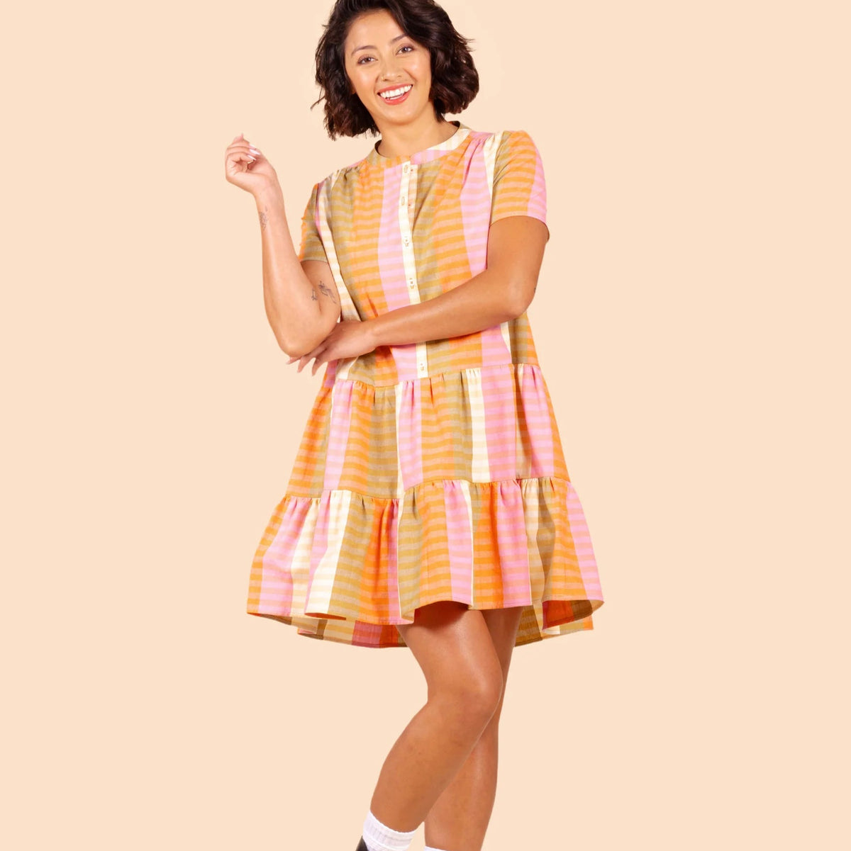 Grainline Studio-Poppy Dress Pattern-sewing pattern-gather here online