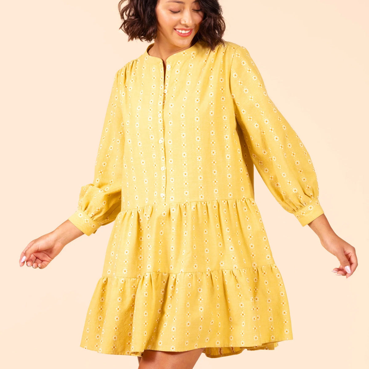 Grainline Studio-Poppy Dress Pattern-sewing pattern-gather here online