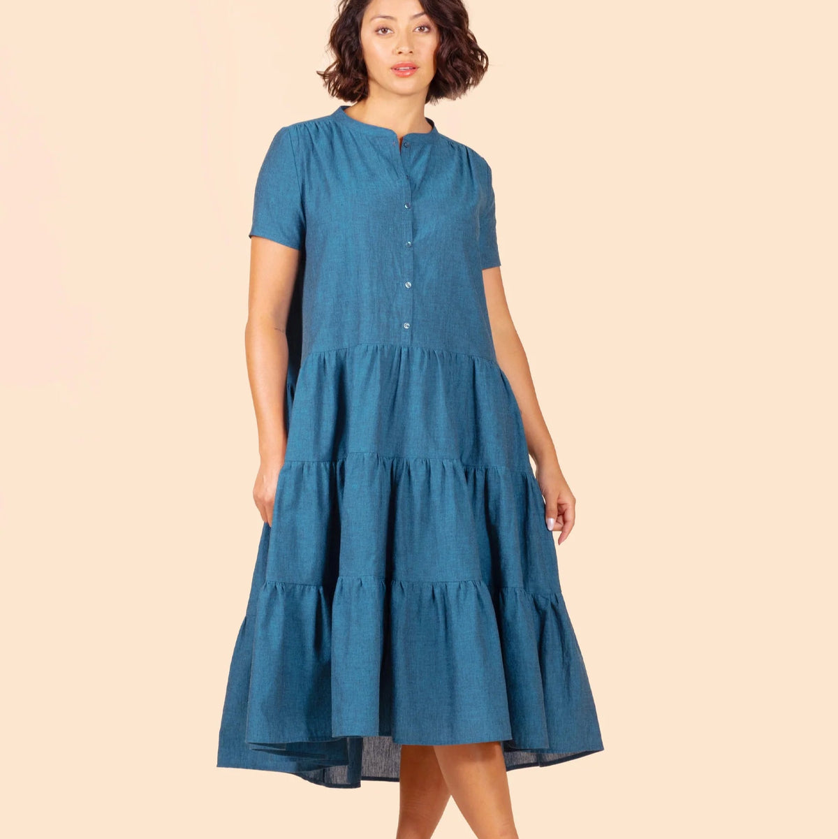 Grainline Studio-Poppy Dress Pattern-sewing pattern-gather here online