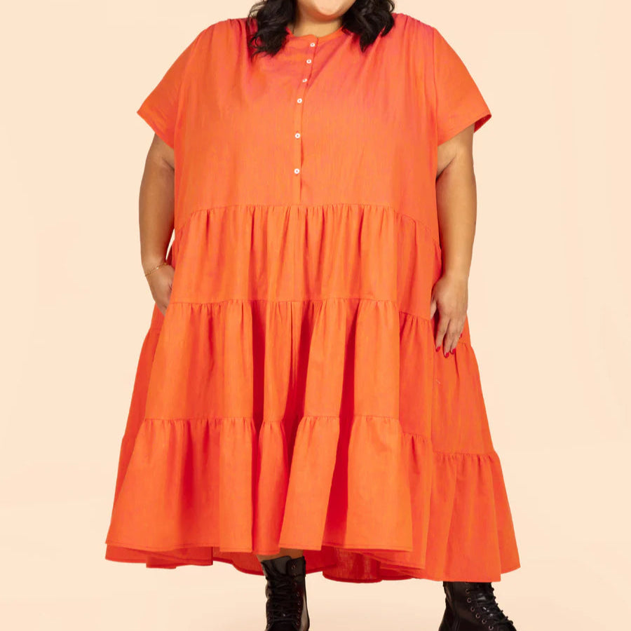 Grainline Studio-Poppy Dress Pattern-sewing pattern-gather here online