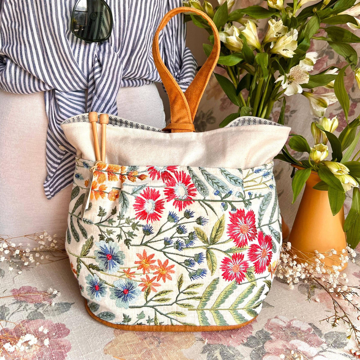 Atenti-Wildflower Tall Caddy-craft organizer-gather here online