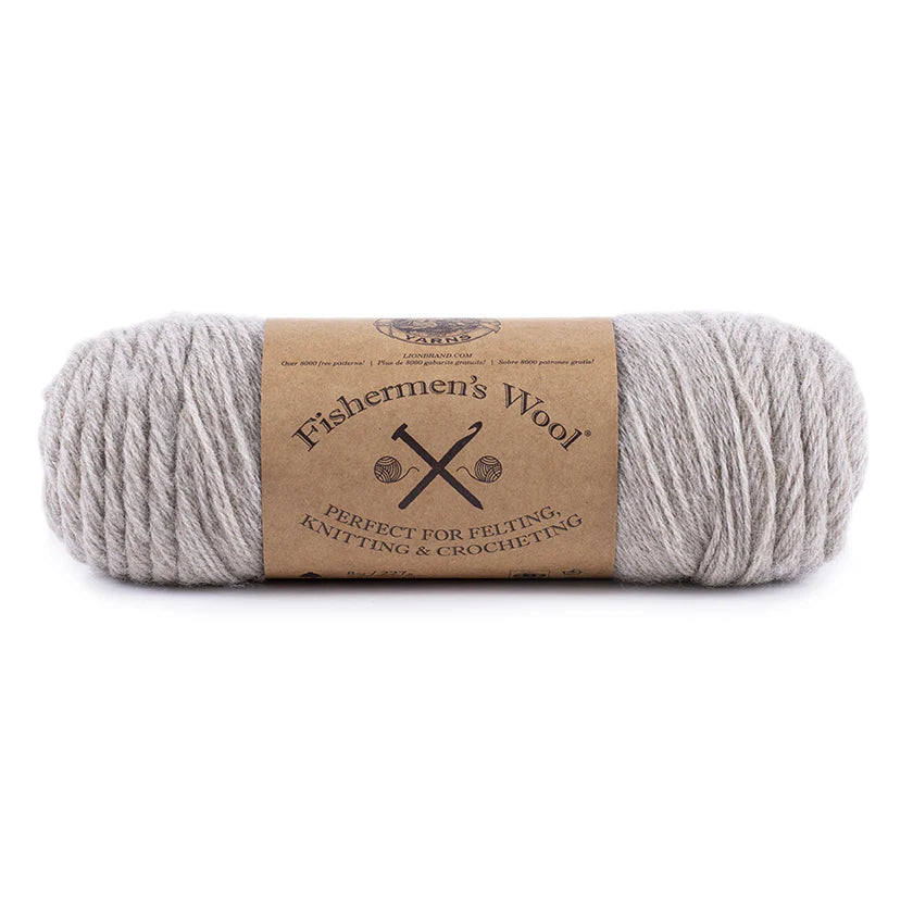 Lion Brand Yarns-Fishermen's Wool-yarn-123 Oatmeal-gather here online