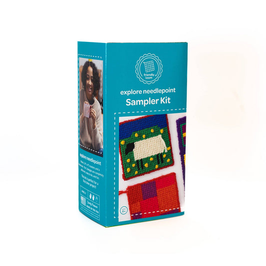 Friendly Loom-Needlepoint Sampler Kit-craft kit-gather here online