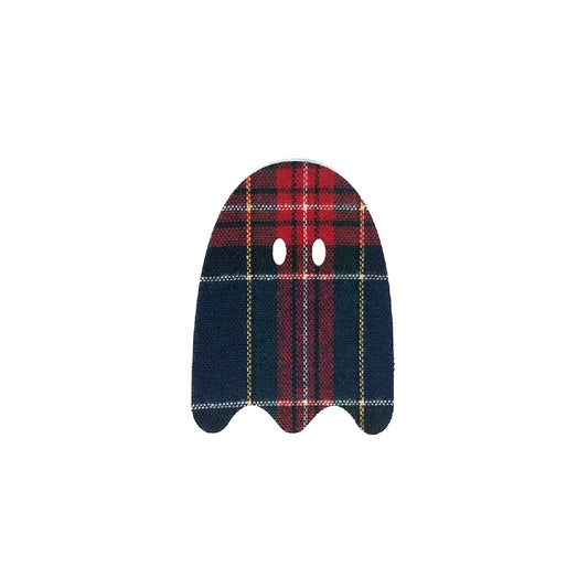 Otto Finn-Medium Wool Ghost Iron-On Patch-patches + pins-gather here online