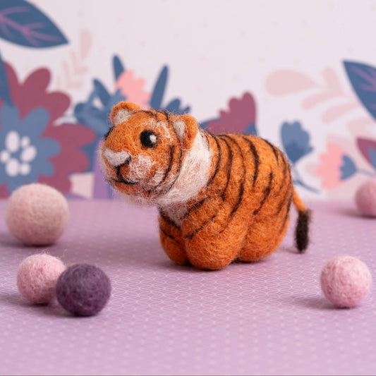 Hawthorn Handmade-Tiger Mini Needle Felting Kit-craft kit-gather here online