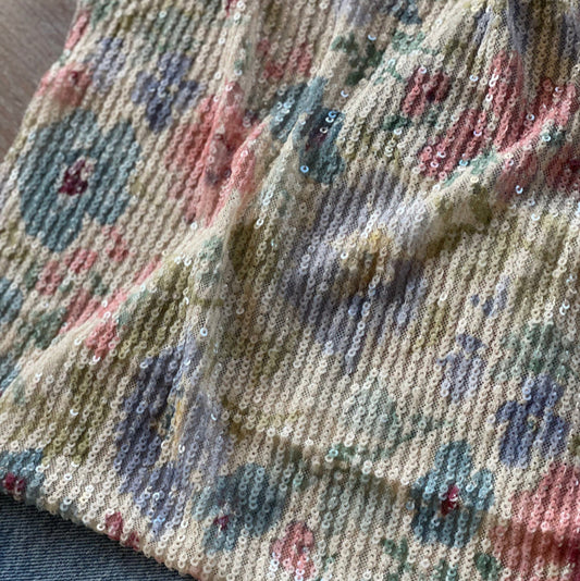 Vingtsept-Soft Ivory Sequins - Millie-fabric-gather here online