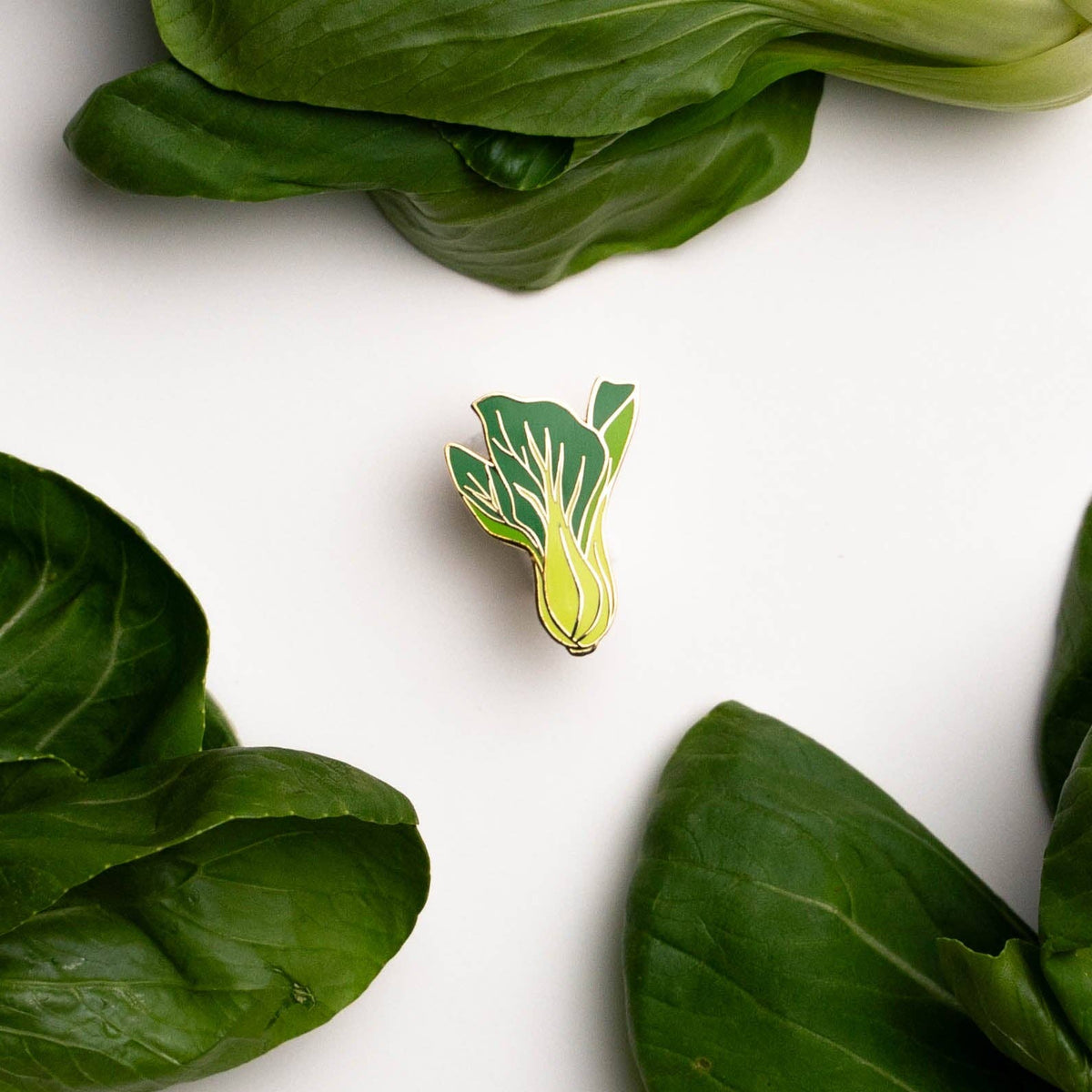 Sherry's Palette-Bok Choy Enamel Pin-patches + pins-gather here online