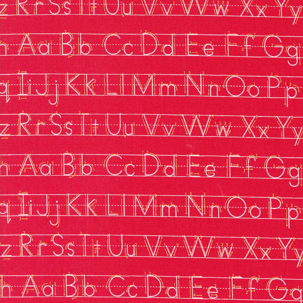 Moda-Letters Apple-fabric-gather here online