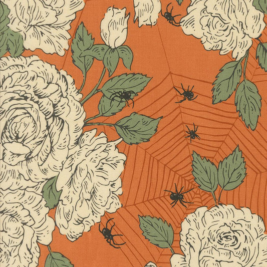 Moda-Haunted Roses Pumpkin-fabric-gather here online