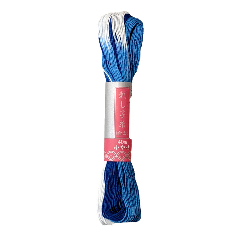 Daruma-Sashiko Thread Skein - Thick Multi-Color-thread-053 Sea Breeze-gather here online
