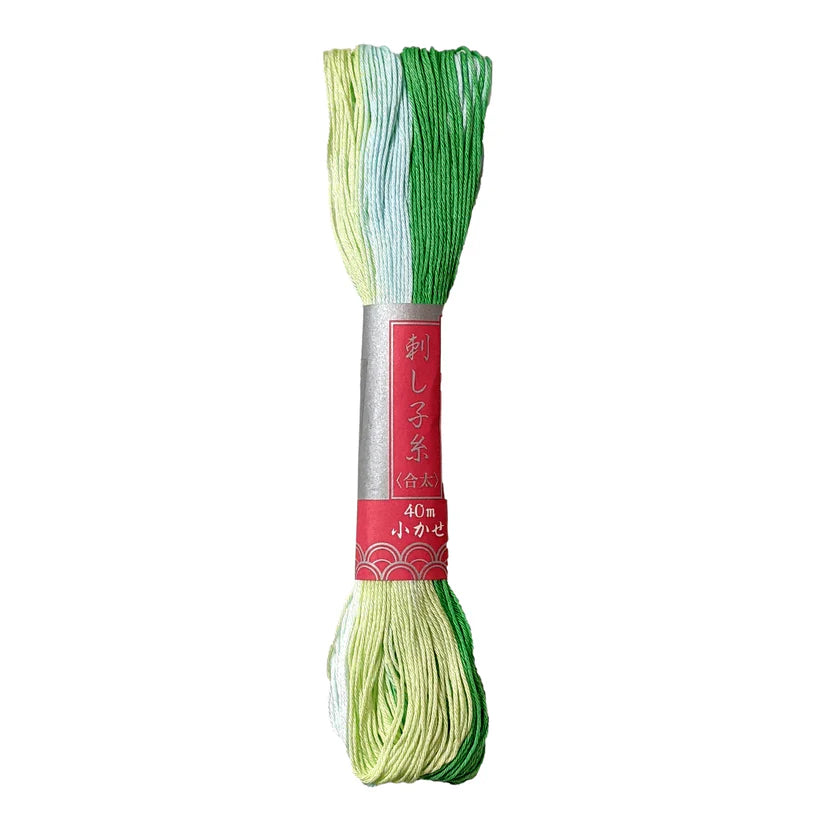 Daruma-Sashiko Thread Skein - Thick Multi-Color-thread-052 Sunlight-gather here online